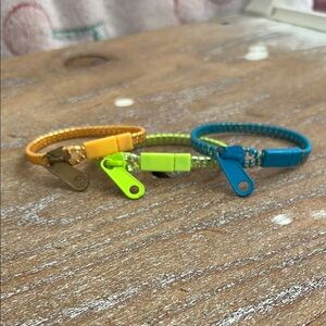 Colorful Zipper Bracelets